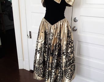 Gold Ball Gowns
